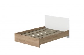 Кровать Эконом 900 (Дуб крафт золотой/Белый текстурный) в Ханты-Мансийске - hanty-mansiysk.mebel24.online | фото 1