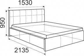 Кровать Изабелла с латами Newtone cacao 1400x2000 в Ханты-Мансийске - hanty-mansiysk.mebel24.online | фото 5