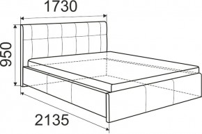 Кровать Изабелла с латами Newtone cacao 1400x2000 в Ханты-Мансийске - hanty-mansiysk.mebel24.online | фото 6