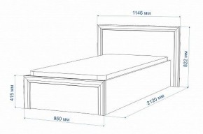 Кровать односпальная Нобиле Кр-90 в Ханты-Мансийске - hanty-mansiysk.mebel24.online | фото 2