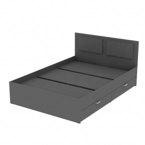 Кровать Ольга L37 (1200) 4 ящика (Графит) в Ханты-Мансийске - hanty-mansiysk.mebel24.online | фото