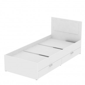 Кровать Ольга L47 (900) 2 ящика (Белый) в Ханты-Мансийске - hanty-mansiysk.mebel24.online | фото