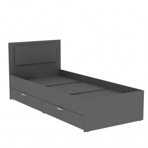 Кровать Ольга L48 (900) 2 ящика (Графит) в Ханты-Мансийске - hanty-mansiysk.mebel24.online | фото