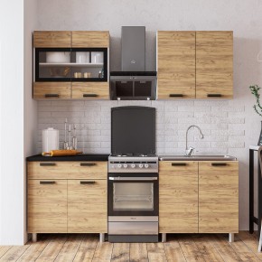 Кухня Крафт 1.6 (белый/крафт) в Ханты-Мансийске - hanty-mansiysk.mebel24.online | фото