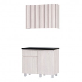 Кухня Тренд 1.0 м (Ясень белый) в Ханты-Мансийске - hanty-mansiysk.mebel24.online | фото 3