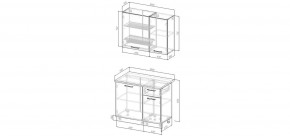 Кухонный гарнитур Белый Глянец 1000 (Стол. 38мм) в Ханты-Мансийске - hanty-mansiysk.mebel24.online | фото 3