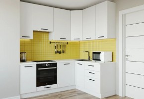 Кухонный гарнитур Белый Глянец 2200*1600 h950 (Стол. 26мм) в Ханты-Мансийске - hanty-mansiysk.mebel24.online | фото