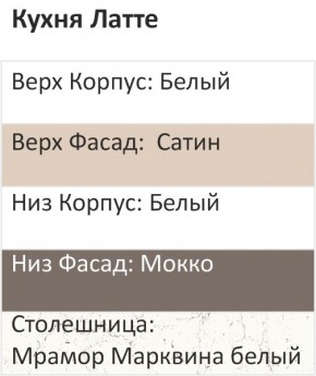 Кухонный гарнитур Латте 3000 (Стол. 26мм) в Ханты-Мансийске - hanty-mansiysk.mebel24.online | фото 3