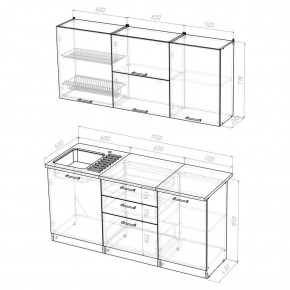 Кухонный гарнитур Лира Экстра 1700 в Ханты-Мансийске - hanty-mansiysk.mebel24.online | фото 4