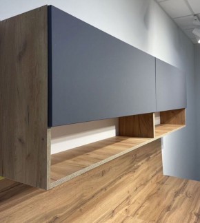 Кухонный гарнитур «Монако» 2.0 м Серия 2 МДФ с фрезеровкой (Дуб Золотой/Графит) в Ханты-Мансийске - hanty-mansiysk.mebel24.online | фото 5