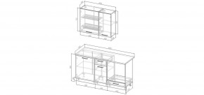 Кухонный гарнитур Ниагара 1600 (Стол. 26мм) в Ханты-Мансийске - hanty-mansiysk.mebel24.online | фото 2