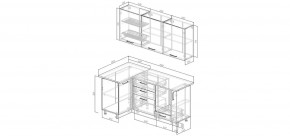 Кухонный гарнитур Старое Дерево 1000*1800 (Стол. 26мм) в Ханты-Мансийске - hanty-mansiysk.mebel24.online | фото 2