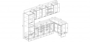 Кухонный гарнитур угловой Капри 3200х1400 (Стол. 26мм) в Ханты-Мансийске - hanty-mansiysk.mebel24.online | фото 2
