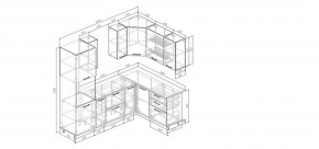 Кухонный гарнитур Умбра 2400*1600 (Стол. 38мм) в Ханты-Мансийске - hanty-mansiysk.mebel24.online | фото 2