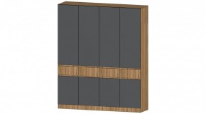 ЛЕНОРА Шкаф 4х створчатый (графит) в Ханты-Мансийске - hanty-mansiysk.mebel24.online | фото