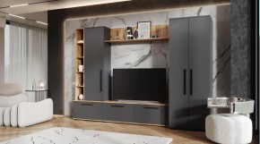 ЛЕВАНТЕ Гостиная (дуб вотан/графит) в Ханты-Мансийске - hanty-mansiysk.mebel24.online | фото