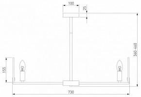 Люстра на штанге Eurosvet Marble 60158/7 латунь в Ханты-Мансийске - hanty-mansiysk.mebel24.online | фото 2