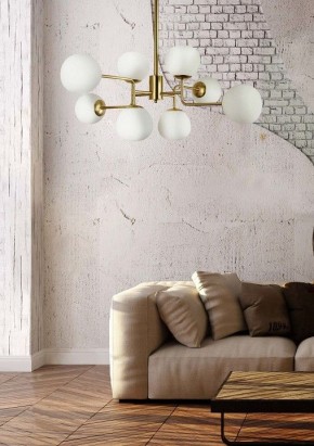 Люстра на штанге Maytoni Erich MOD221-PL-08-G в Ханты-Мансийске - hanty-mansiysk.mebel24.online | фото 4