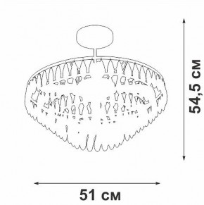 Люстра на штанге Vitaluce V5352 V5352-1/5PL в Ханты-Мансийске - hanty-mansiysk.mebel24.online | фото