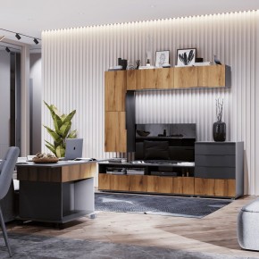 МОНИКА Гостиная (темно серый) в Ханты-Мансийске - hanty-mansiysk.mebel24.online | фото 1