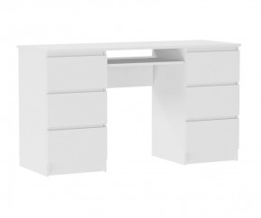 МОРИ МС-2 Стол 6 ящиков (белый) в Ханты-Мансийске - hanty-mansiysk.mebel24.online | фото 2