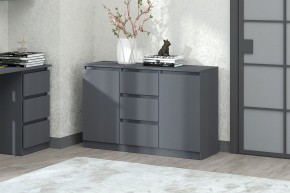 МС "Хилтон" Комод №4 1200 (графит) в Ханты-Мансийске - hanty-mansiysk.mebel24.online | фото