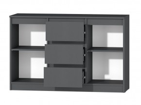 МС "Хилтон" Комод №4 1200 (графит) в Ханты-Мансийске - hanty-mansiysk.mebel24.online | фото 3
