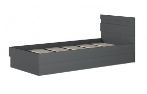 МС "Хилтон" Кровать 0,9 (графит) в Ханты-Мансийске - hanty-mansiysk.mebel24.online | фото 2
