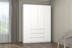 МС "Хилтон" Шкаф №1 1600 (Белый текстурный) в Ханты-Мансийске - hanty-mansiysk.mebel24.online | фото