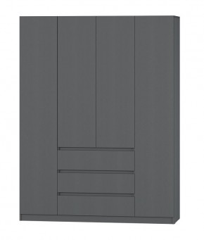 МС "Хилтон" Шкаф №1 1600 (Графит) в Ханты-Мансийске - hanty-mansiysk.mebel24.online | фото 2