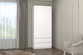 МС "Хилтон" Шкаф №3 900 (Белый текстурный) в Ханты-Мансийске - hanty-mansiysk.mebel24.online | фото