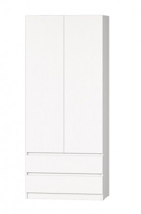 МС "Хилтон" Шкаф №3 900 (Белый текстурный) в Ханты-Мансийске - hanty-mansiysk.mebel24.online | фото 2
