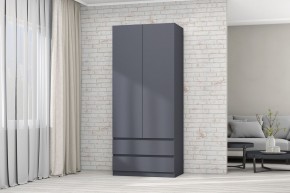 МС "Хилтон" Шкаф №3 900 (Графит) в Ханты-Мансийске - hanty-mansiysk.mebel24.online | фото