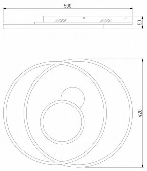 Накладной светильник Eurosvet Caroline 90256/1 белый в Ханты-Мансийске - hanty-mansiysk.mebel24.online | фото 6