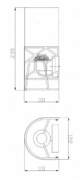 Накладной светильник Maytoni Messina H223-WL-01-G в Ханты-Мансийске - hanty-mansiysk.mebel24.online | фото 4