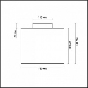Накладной светильник Odeon Light Cross 2407/1C в Ханты-Мансийске - hanty-mansiysk.mebel24.online | фото 2