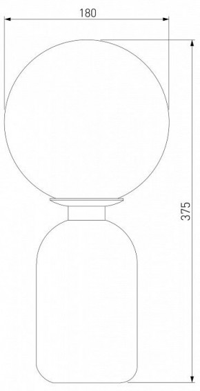 Настольная лампа декоративная Eurosvet Bubble 01197/1 белый в Ханты-Мансийске - hanty-mansiysk.mebel24.online | фото 2