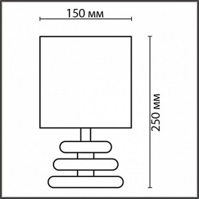 Настольная лампа декоративная Lumion Latza 8126/1Т в Ханты-Мансийске - hanty-mansiysk.mebel24.online | фото 3