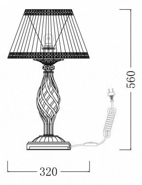 Настольная лампа декоративная Maytoni Grace ARM247-00-G в Ханты-Мансийске - hanty-mansiysk.mebel24.online | фото 7