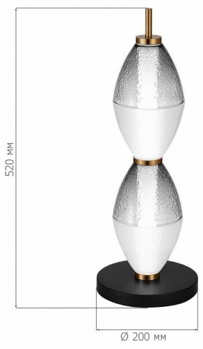 Настольная лампа декоративная ST-Luce Ice SL6130.404.12 в Ханты-Мансийске - hanty-mansiysk.mebel24.online | фото 3