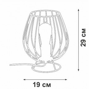 Настольная лампа декоративная Vitaluce V4296 V4296-0/1L в Ханты-Мансийске - hanty-mansiysk.mebel24.online | фото 3