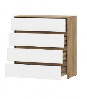 Некст 1 Комод 4 ящика (Дуб Золотой/Белый) в Ханты-Мансийске - hanty-mansiysk.mebel24.online | фото