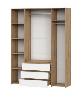 НЕКСТ 1 Спальный гарнитур (модульный) Дуб Золотой/Белый в Ханты-Мансийске - hanty-mansiysk.mebel24.online | фото 15