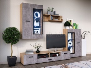 Нэнси New Полка навесная (ЛДСП) Сонома в Ханты-Мансийске - hanty-mansiysk.mebel24.online | фото 2