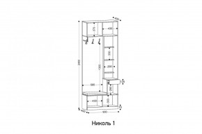 НИКОЛЬ 1 Прихожая в Ханты-Мансийске - hanty-mansiysk.mebel24.online | фото 2