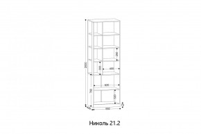 НИКОЛЬ 21.2 Стеллаж в Ханты-Мансийске - hanty-mansiysk.mebel24.online | фото 2
