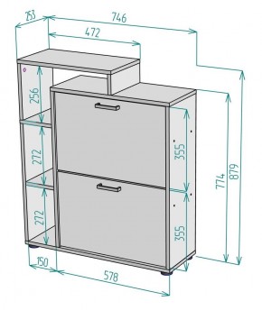 Обувница W118 в Ханты-Мансийске - hanty-mansiysk.mebel24.online | фото 2