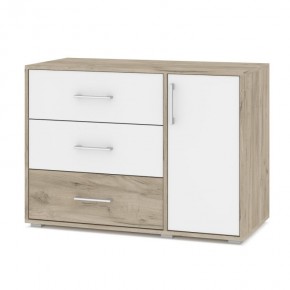 ОЛИВИЯ О63 Комод (дуб серый/белый) в Ханты-Мансийске - hanty-mansiysk.mebel24.online | фото
