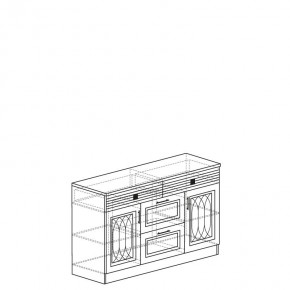 ОРЛЕАН Гостиная (модульная) серый в Ханты-Мансийске - hanty-mansiysk.mebel24.online | фото 9