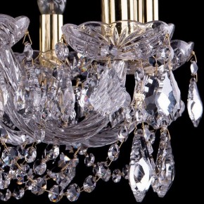 Подвесная люстра Bohemia Ivele Crystal 1402 1402/10/240/G/Leafs в Ханты-Мансийске - hanty-mansiysk.mebel24.online | фото 3